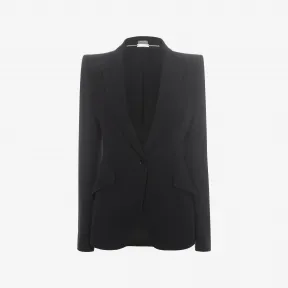 亚历山大麦昆/Alexander McQueen 树叶绉绸夹克 女士 49209094xd 358166QHE401000