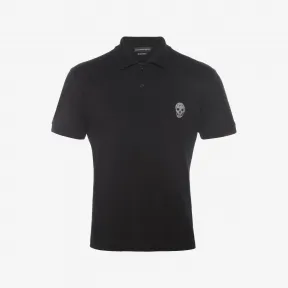 亚历山大麦昆/Alexander McQueen 骷髅徽标 Polo 衫 男士 37869732wl 427724QHX301000