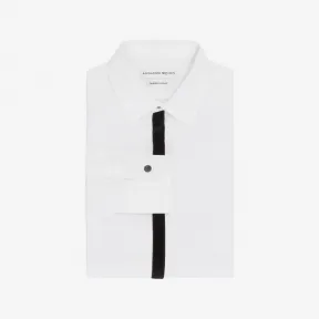 亚历山大麦昆/Alexander McQueen 天鹅绒饰边衬衫 男士 38567669ve 435471QHN049000