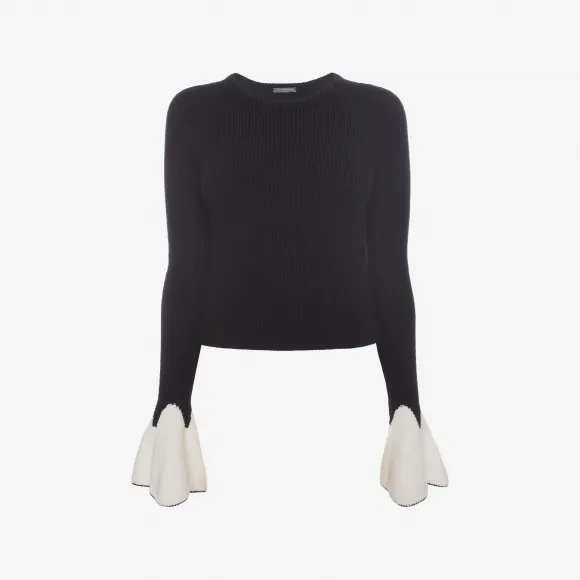 亚历山大麦昆/Alexander McQueen Sculptural Moving Rib 套衫 女士 39646343qu 439146Q1AJI1061