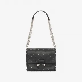 亚历山大麦昆/Alexander McQueen 牛皮 Twin Skull 链式 Satchel 手袋 女士 45305381ig 439450DNV0I1000