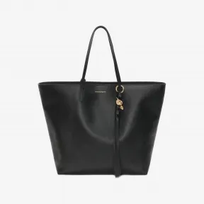 亚历山大麦昆/Alexander McQueen 小号粒纹 Skull Open 购物袋 女士 45305385mn 439733DQO0G1000