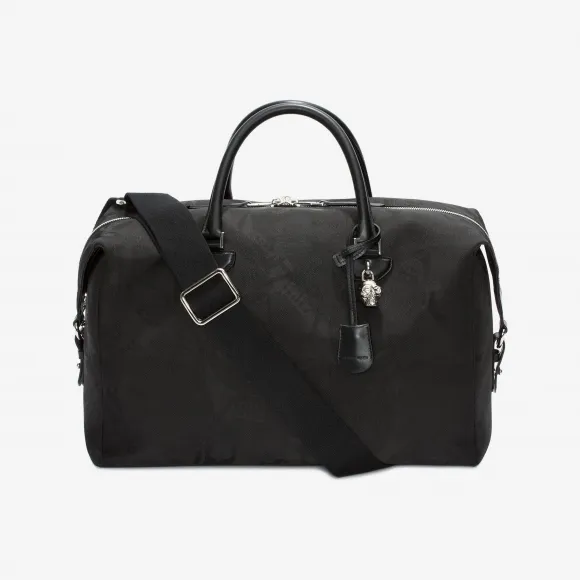 亚历山大麦昆/Alexander McQueen Skull Camouflage 提花皮革旅行袋 男士 45325620hn 453680KP94N1000