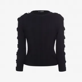 亚历山大麦昆/Alexander McQueen 挖剪细节上衣 女士 34688367ek 461064Q1ROH1020