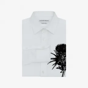 亚历山大麦昆/Alexander McQueen 蓟花印纹紧身衬衫 男士 38635983gt 463870QJO069080
