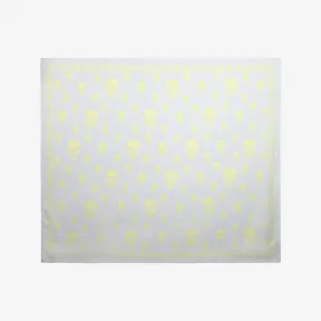 亚历山大麦昆/Alexander McQueen 经典真丝雪纺骷髅图案围巾 女士 46426786jj 1106403Q0121975