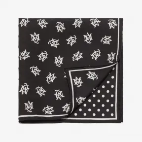 亚历山大麦昆/Alexander McQueen Quarter Logo 口袋巾 男士 46465136sd 4381984001Q1078
