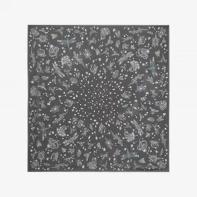 亚历山大麦昆/Alexander McQueen 真丝雪纺动物珠宝围巾 女士 46469012lx 4426853010Q1078