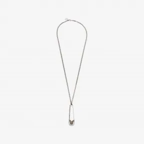 亚历山大麦昆/Alexander McQueen 阔型安全别针项链 男士 50191451hm 475543I11WY5031