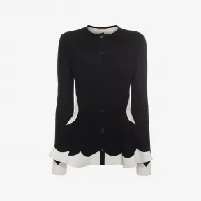 亚历山大麦昆/Alexander McQueen 腰饰裙摆提花开衫 女士 39749778mu 484721Q1WGD1163