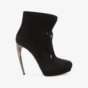 亚历山大麦昆/Alexander McQueen 动物角鞋跟短靴 女士 11245474bj 485826WHQV01000