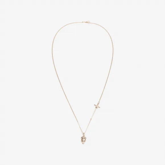 亚历山大麦昆/Alexander McQueen 黄铜 Star Dust Skull 坠饰 女士 50180494io 440535J160K8492