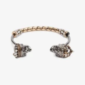 亚历山大麦昆/Alexander McQueen King and Queen Skull 手环 女士 50180505mm 441286J160Z8496