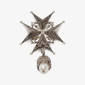 亚历山大麦昆/Alexander McQueen 徽章胸针 男士 50182191su 441651I153Y1494