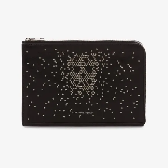 亚历山大麦昆/Alexander McQueen 黑色 男士 文件包 5024451AC9N1000 808066789