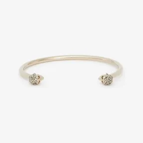 亚历山大麦昆/Alexander McQueen 女士浅金双骷髅细珠宝手链 550499J160K7286 