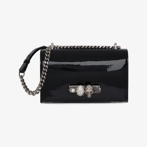 亚历山大麦昆/Alexander McQueen 黑色 女士 斜挎包 55412817HEE1000 811065349