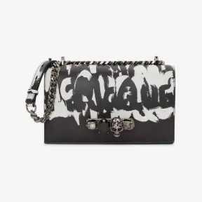 亚历山大麦昆/Alexander McQueen 黑，白 女士 单肩包 5541281BLA11090 810775961