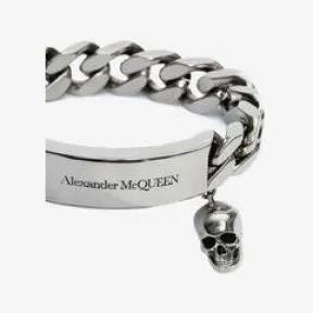 亚历山大麦昆/Alexander McQueen Identity 链饰手镯 男士 554452J160Y0446