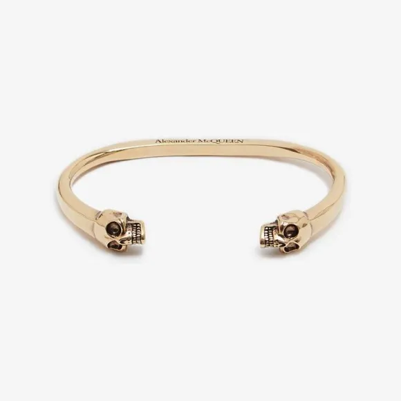 亚历山大麦昆/Alexander McQueen 双骷髅手环 男士 554482J160G0977
