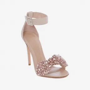 亚历山大麦昆/Alexander McQueen 蝴蝶结刺绣凉鞋 女士 11580485cs 562226WHR7M9561