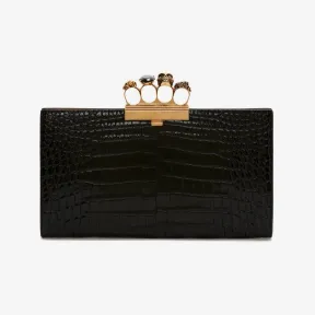 亚历山大麦昆/Alexander McQueen 黑色 女士 钱包 5705821HB0T1000 809444253