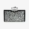 亚历山大麦昆/Alexander McQueen 女士黑色珠宝扁平手拿包 570582DYTBH1000 812853039