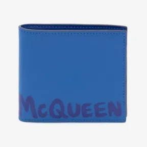 亚历山大麦昆/Alexander McQueen 群青 男士 钱包 6021371AAH44273 810684121