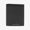 亚历山大麦昆/Alexander McQueen 皮革折叠钱夹 男士 6021371XI0Y1000