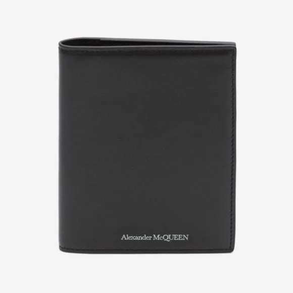 亚历山大麦昆/Alexander McQueen 皮革折叠钱夹 男士 6021371XI0Y1000