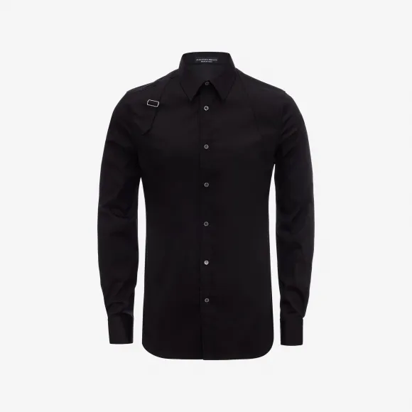 亚历山大麦昆/Alexander McQueen 男士Harness 衬衫白色 624753QPN449000