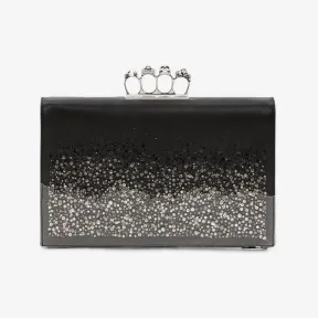 亚历山大麦昆/Alexander McQueen 黑/灰 男士 钱包 6255151AAHA1269 810689725