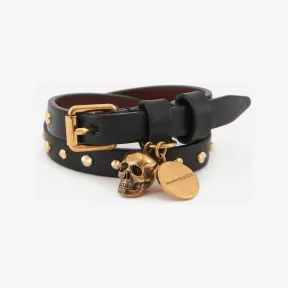 亚历山大麦昆/Alexander McQueen 黑色 男士 手链 6309901AAA31000 809647670