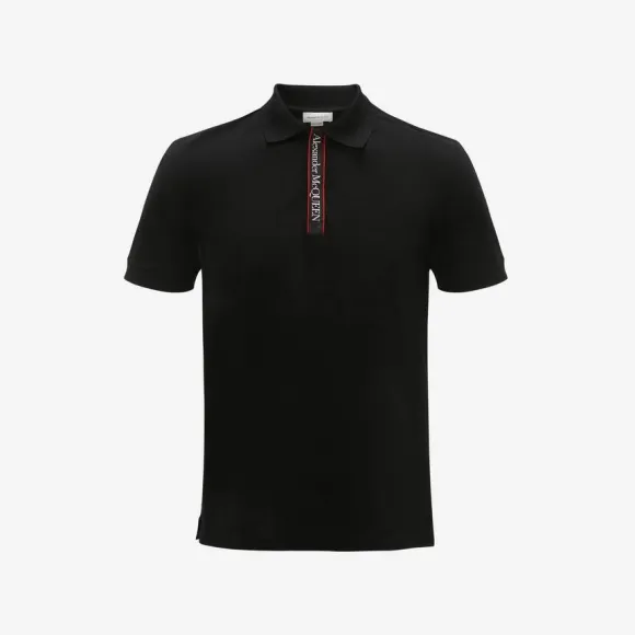 亚历山大麦昆/Alexander McQueen 黑色 男士 POLO衫 642660QRX770901 