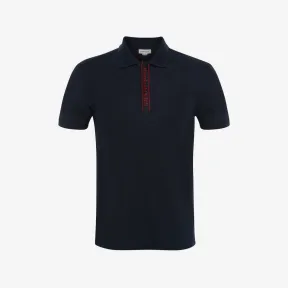 亚历山大麦昆/Alexander McQueen 墨蓝 男士 POLO衫 642660QTX770913 