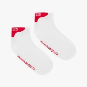 亚历山大麦昆/Alexander McQueen 白红 女士 袜子 6453773D15Q9074 809620135