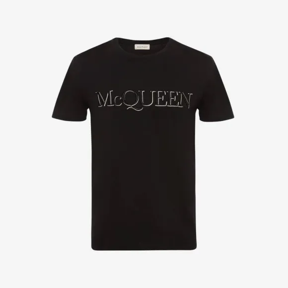 亚历山大麦昆/Alexander McQueen 黑色混合 男士 T恤 649876QRZ560901 