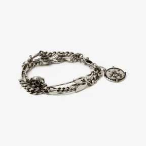 亚历山大麦昆/Alexander McQueen 古董银 男士 手链 650911I94VY1168 809665026