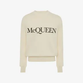 亚历山大麦昆/Alexander McQueen McQueen刺绣圆领套衫 男士 651184Q1XAY9241