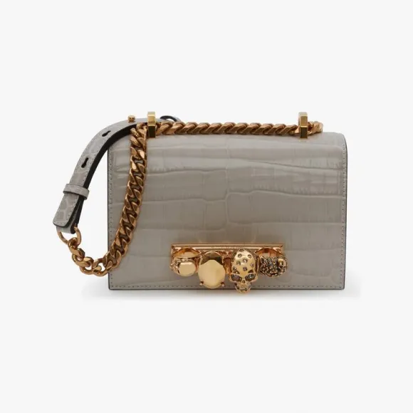 亚历山大麦昆/Alexander McQueen 迷你Jewelled Satchel手袋 女士 6531341HB001013