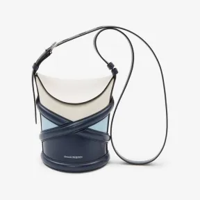 亚历山大麦昆/Alexander McQueen 海军蓝/象牙色 女士 单肩包 6564671YBB14390 810276146