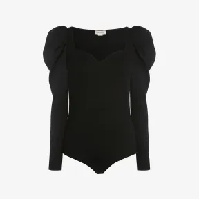 亚历山大麦昆/Alexander McQueen 黑色 女士 紧身衣 662327QLABB1000 