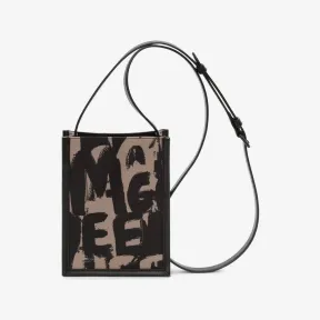 亚历山大麦昆/Alexander McQueen 黑色/米色 男士 斜挎包 6685921AAHF1096 810683635