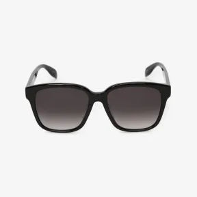 亚历山大麦昆/Alexander McQueen McQueen Graffiti方形太阳眼镜 女士 669321J07401053