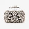 亚历山大麦昆/Alexander McQueen 女士Victorian Jewel Knuckle手拿包浅象牙色 6762561T1A78550