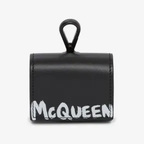 亚历山大麦昆/Alexander McQueen 黑，白 男士 钱包 6831251NT0B1070 810237008