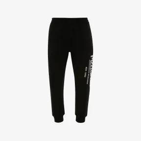 亚历山大麦昆/Alexander McQueen 黑色/象牙色 男士 慢跑裤 688714QSZ810901 