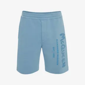 亚历山大麦昆/Alexander McQueen McQueen Graffiti短裤 男士 688717QTZ810913