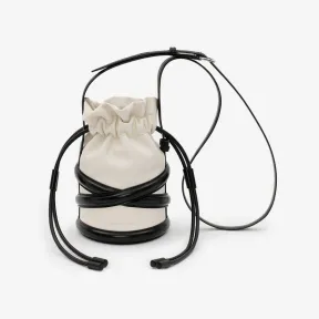 亚历山大麦昆/Alexander McQueen 象牙色/黑色 女士 单肩包 6968111AXAF9290 810596486