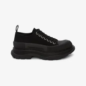 亚历山大麦昆/Alexander McQueen 女士黑色 Tread Slick 系带鞋 697072W4MV21000 